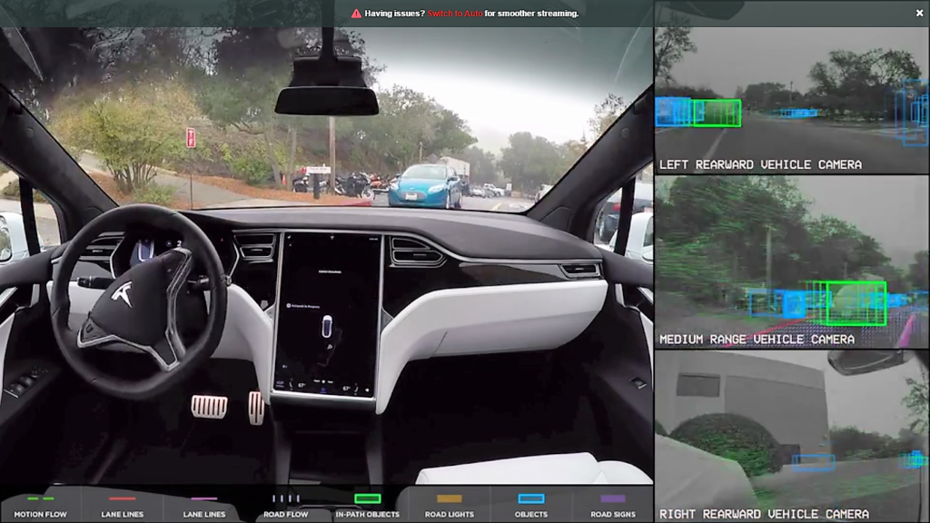 Tesla self-driving - Planete Robots