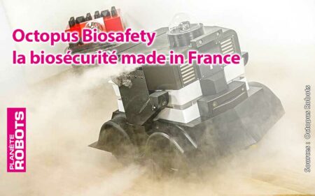 Pulvérisation de biocide par le robot Biosafety de Octopus Robots