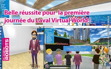 Beau Succès pour la première journée de Salon virtuel du Laval Virtual World