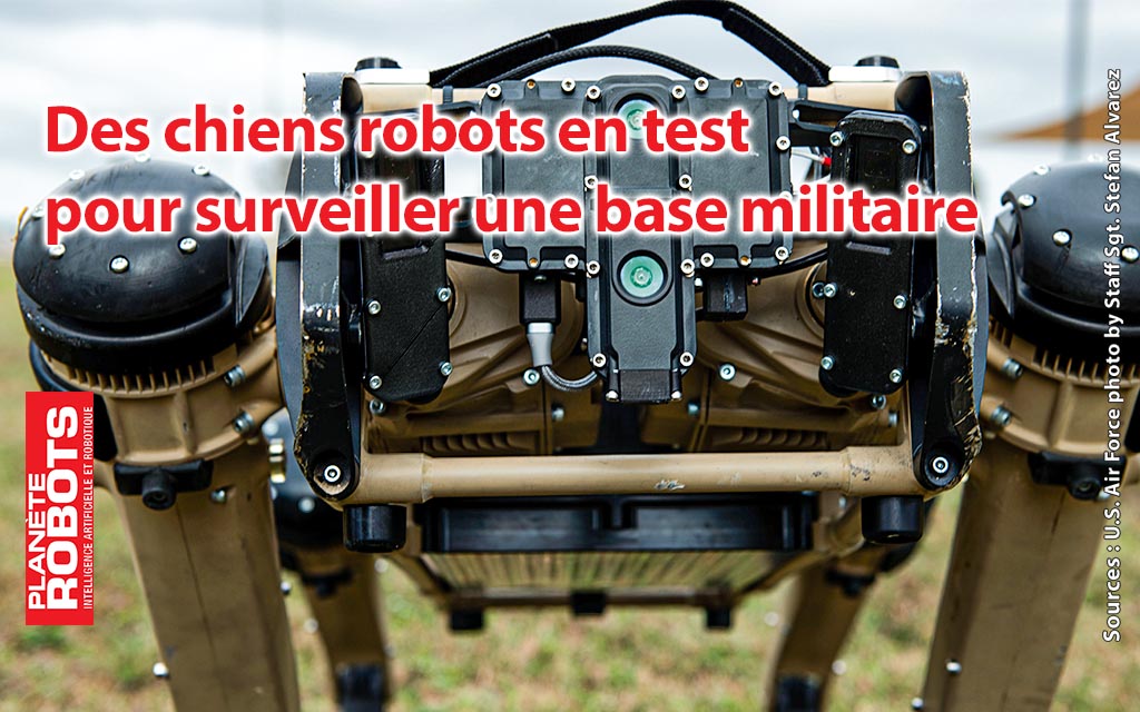 Des chiens robots testés sur une base de l'armée américaine
