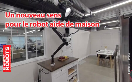 Le robot aide de maison doté du sens du toucher